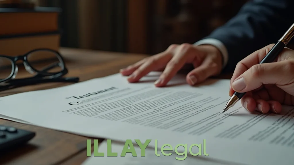 What is the difference between a testate and an intestate inheritance